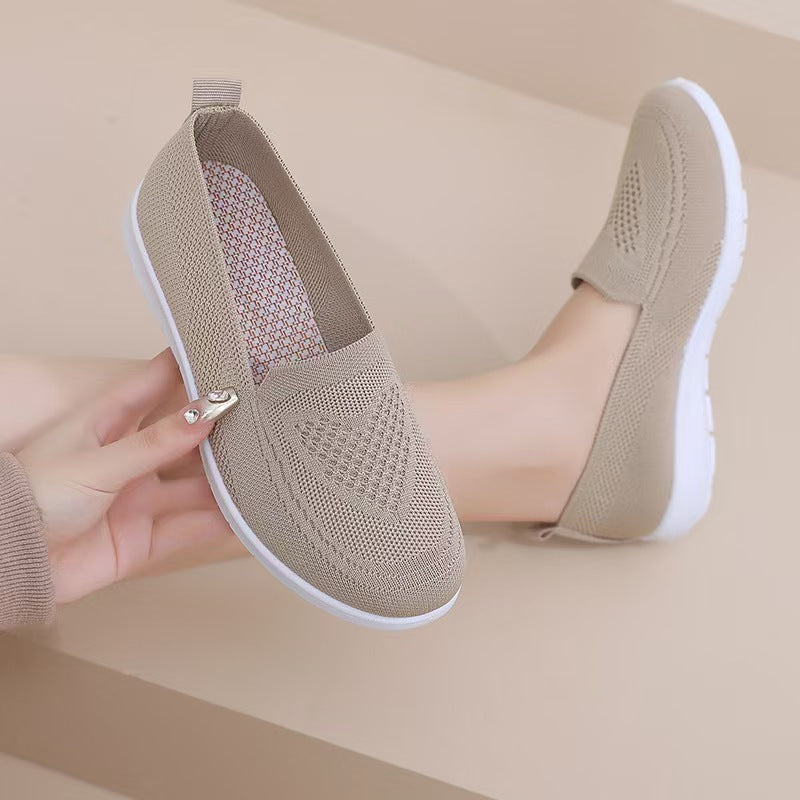 Kadın & Erkek Dört Tendon Tabanlı Anne Eski Kumaş Spor Ayakkabıları