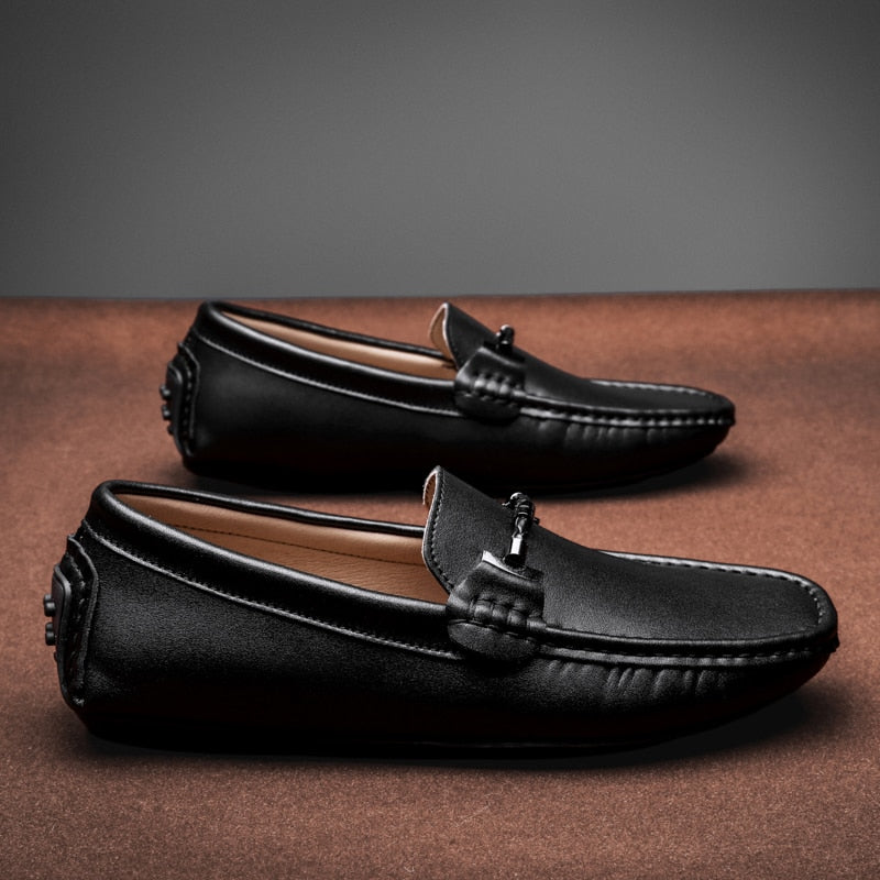 Italiano Gerçek Deri Loafer