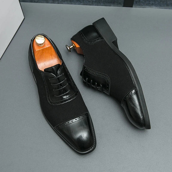 Luca Pellegrini Deri Oxford Brogue Ayakkabılar
