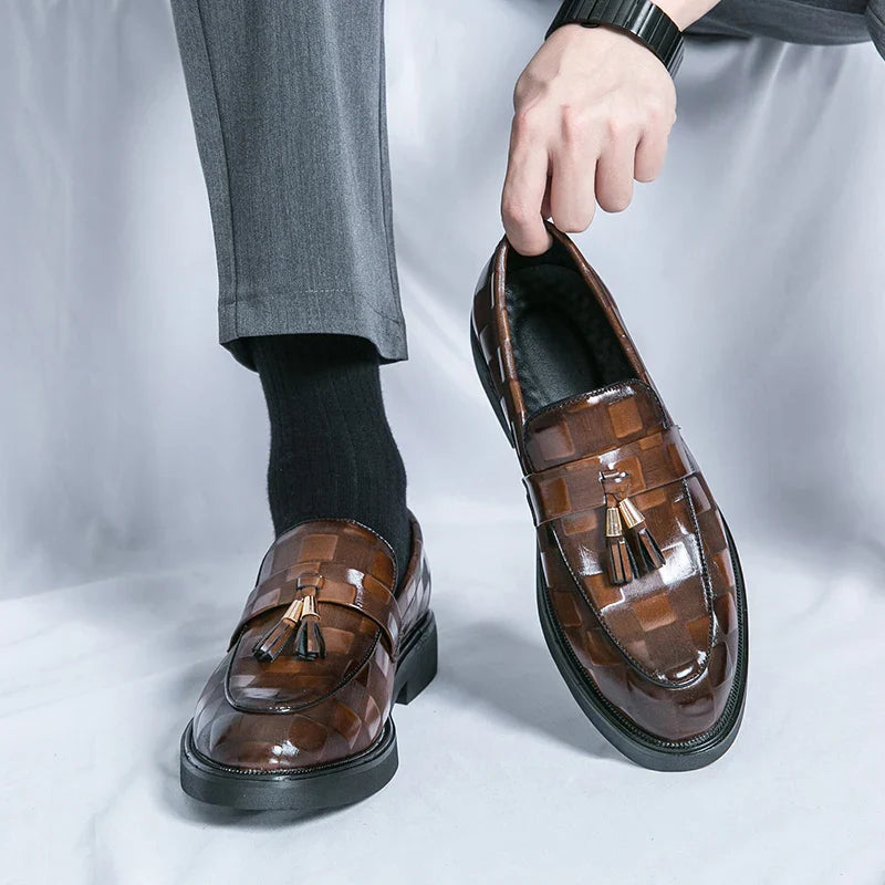 Pietro Murano Deri Penny Loafer'lar