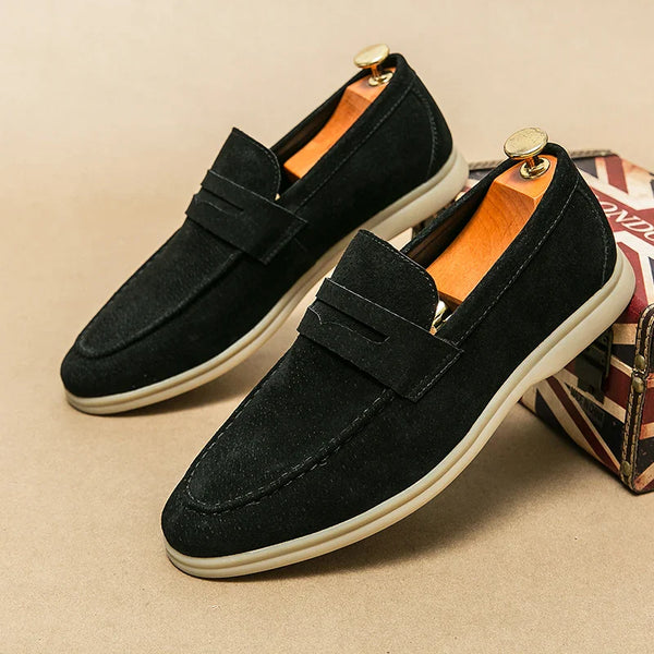 Burri Süet Loaferlar