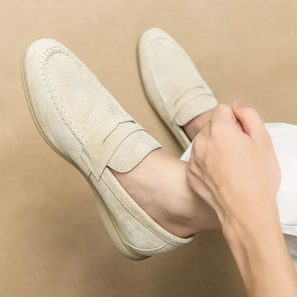 Burri Süet Loaferlar
