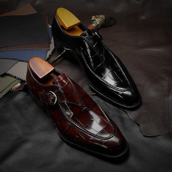 Levine Eyck Deri Monk Strap Ayakkabılar