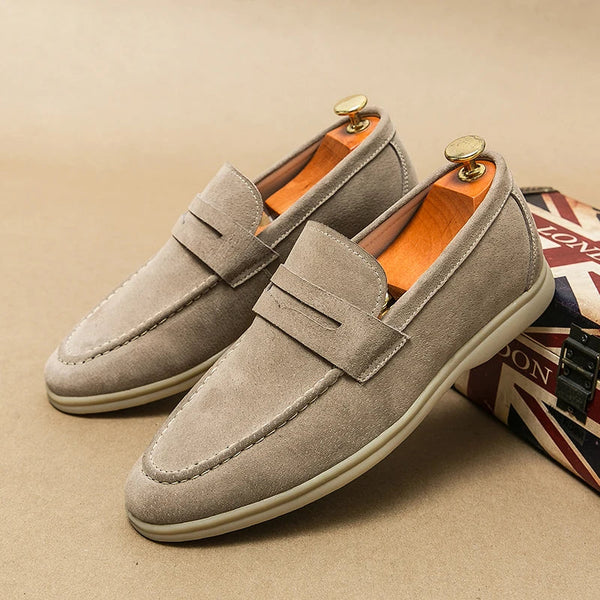 Burri Süet Loaferlar