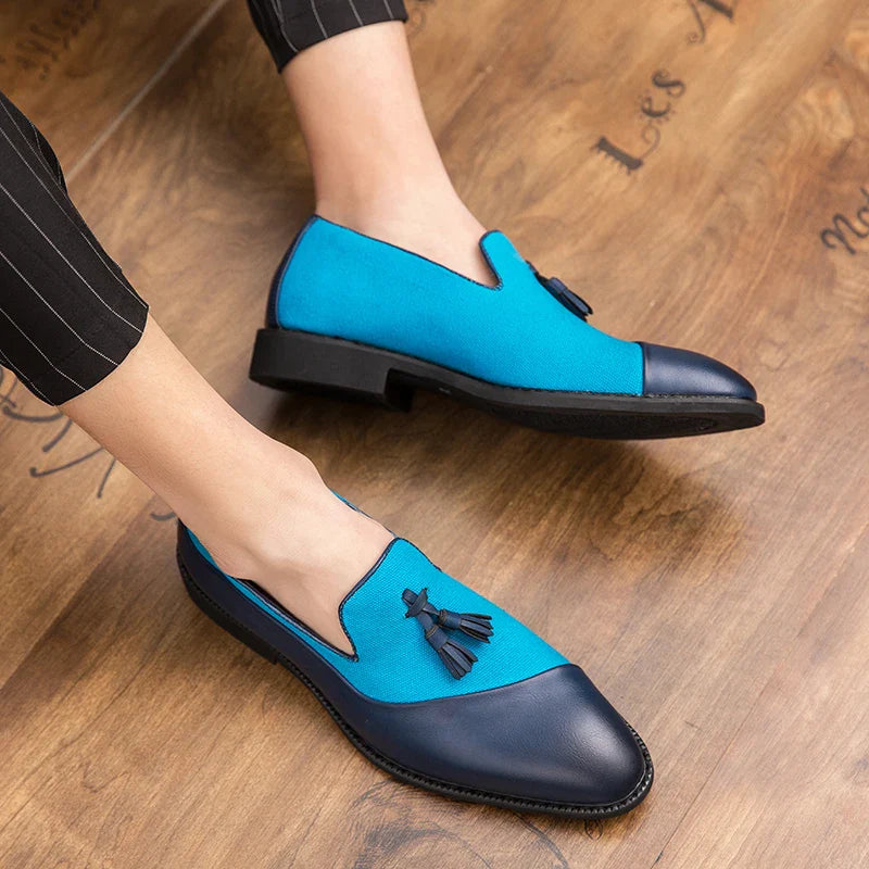 Louis Nattero Deri Püskül Loafer'lar