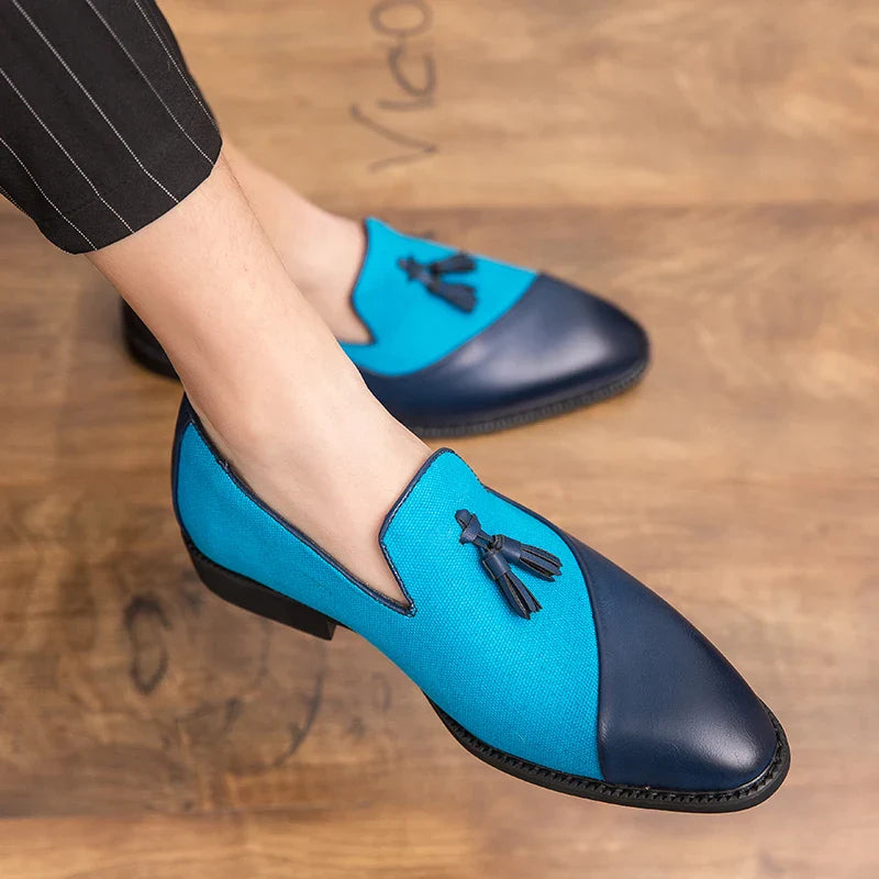 Louis Nattero Deri Püskül Loafer'lar