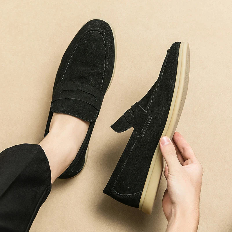 Burri Süet Loaferlar