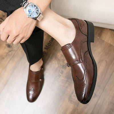 Stefano Gentile Deri Monk Strap Ayakkabıları