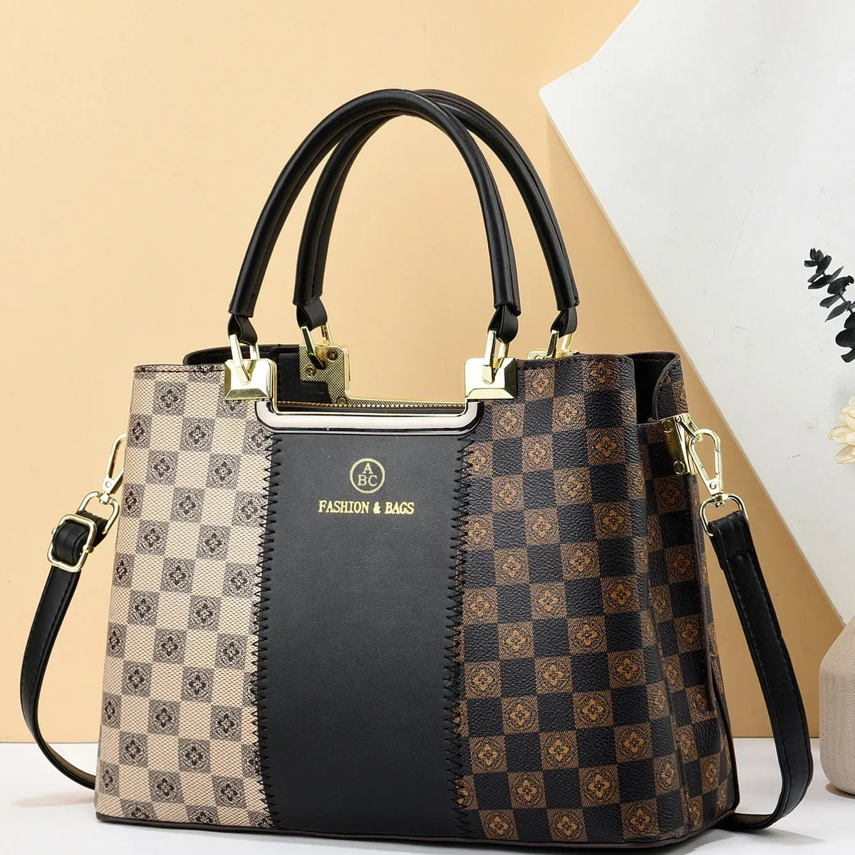 KND98978 PLAID Kadın Omuz Çantası