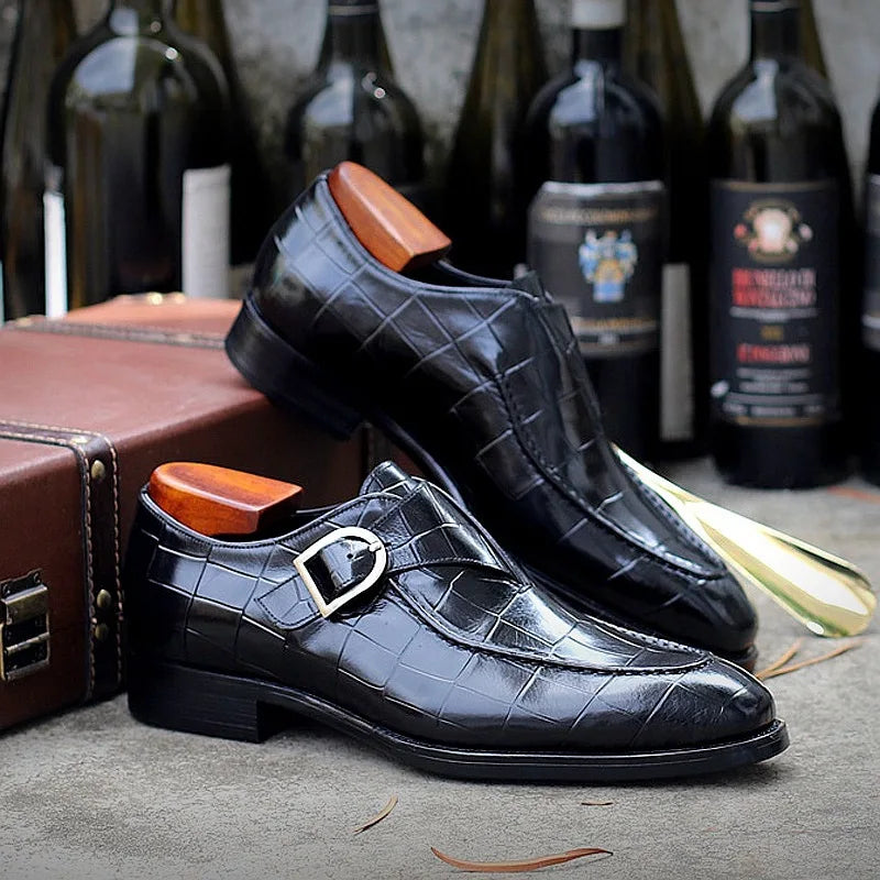 Levine Eyck Deri Monk Strap Ayakkabılar