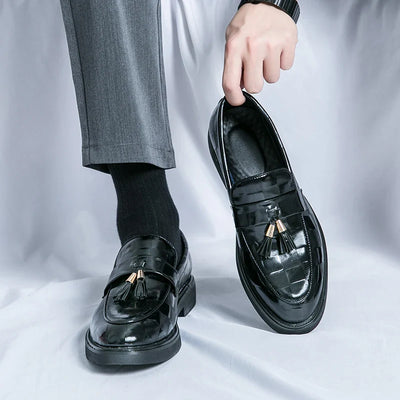 Pietro Murano Deri Penny Loafer'lar