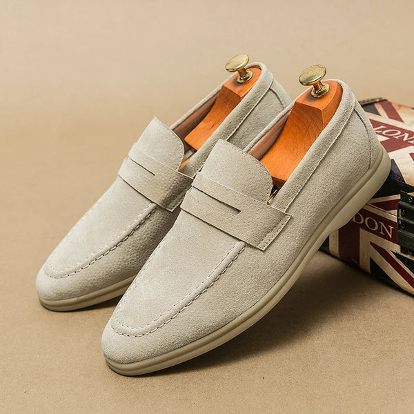 Burri Süet Loaferlar