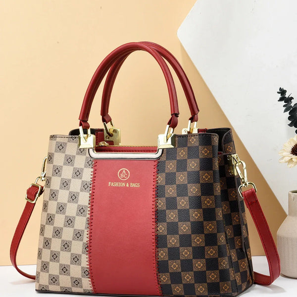 KND98978 PLAID Kadın Omuz Çantası