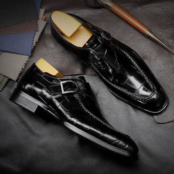 Levine Eyck Deri Monk Strap Ayakkabılar