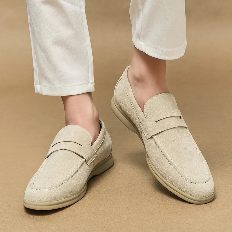 Burri Süet Loaferlar