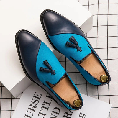 Louis Nattero Deri Püskül Loafer'lar