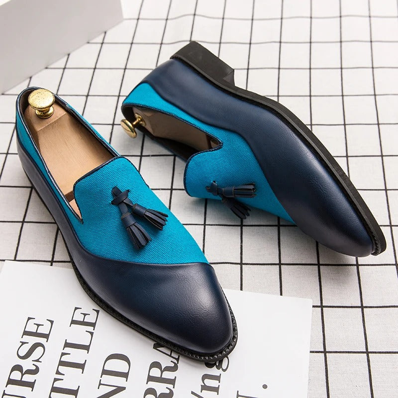 Louis Nattero Deri Püskül Loafer'lar