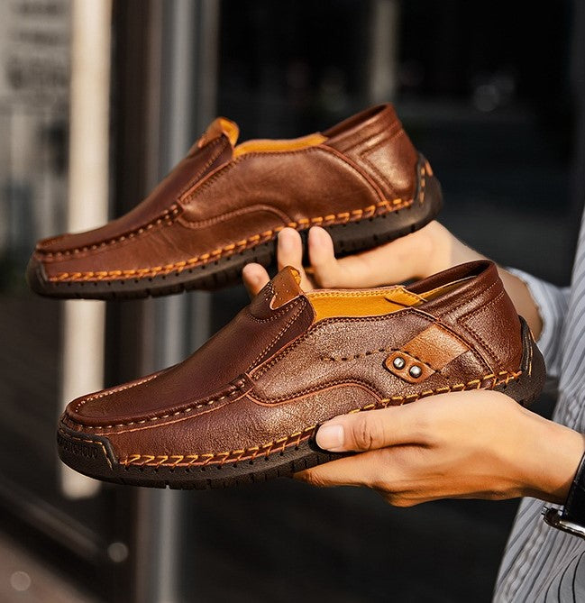 Golden-Sparrow Erkek Deri Loafer Ayakkabıları