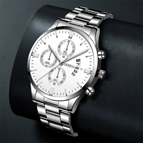 Klasik Saat Iconico Lux Silver Steel