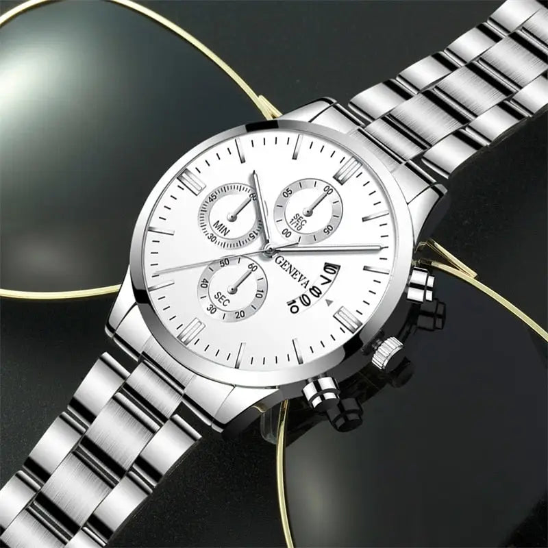 Klasik Saat Iconico Lux Silver Steel