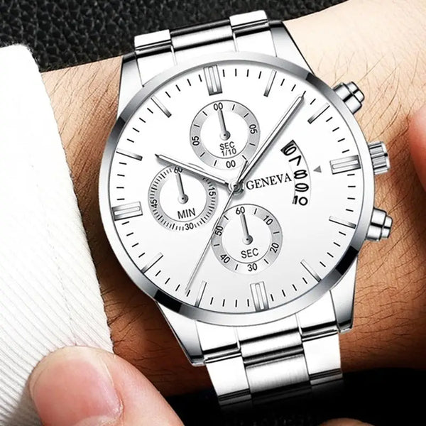 Klasik Saat Iconico Lux Silver Steel