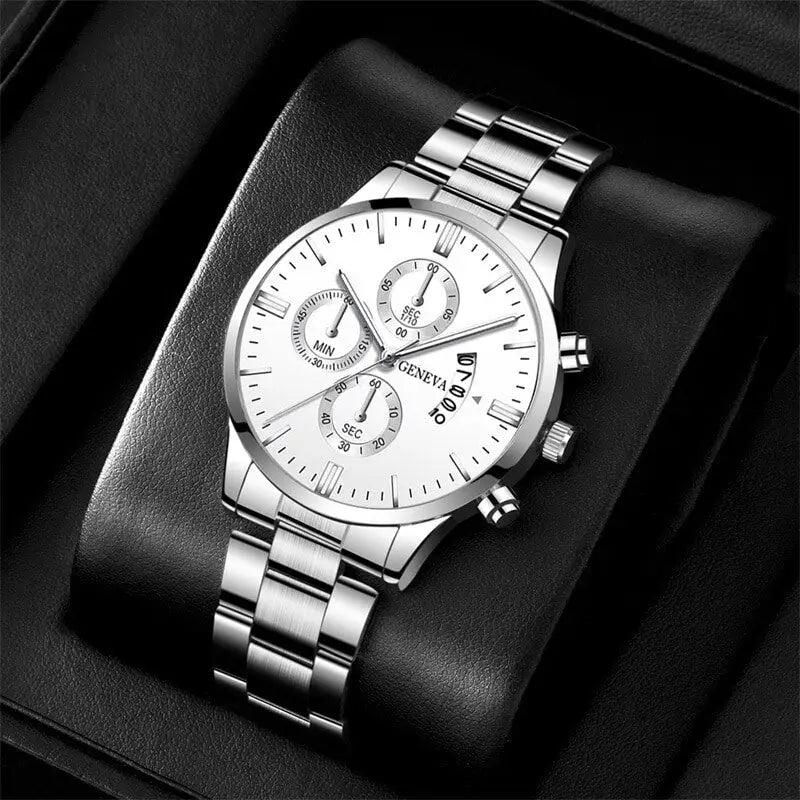 Klasik Saat Iconico Lux Silver Steel