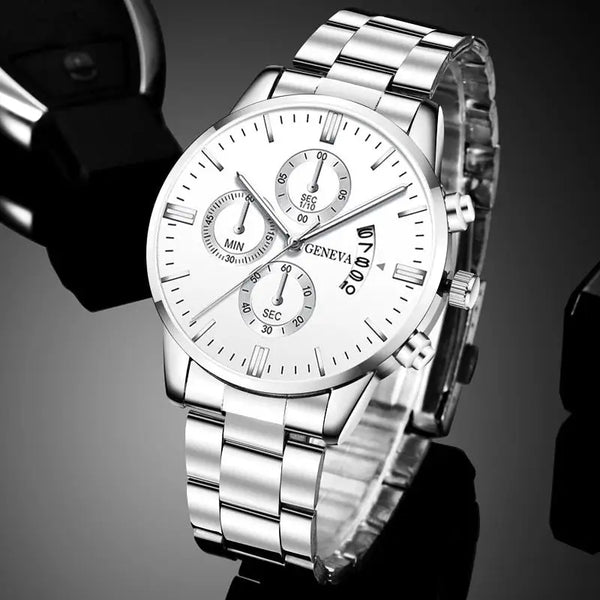 Klasik Saat Iconico Lux Silver Steel