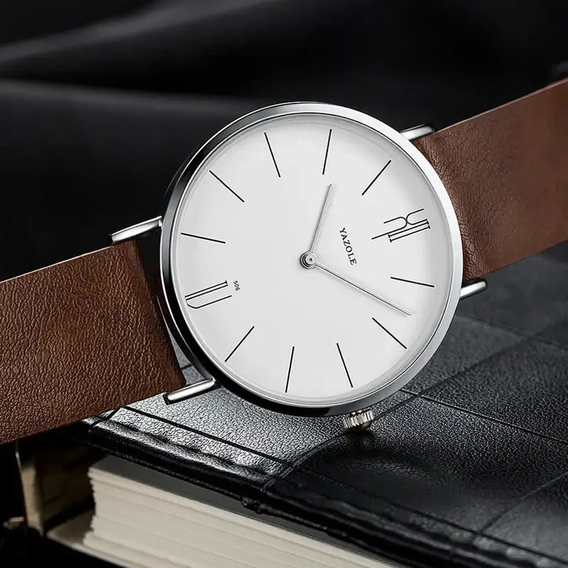Klasik Saat - Pioniere Gümüş Kasalı Minimalist Saat