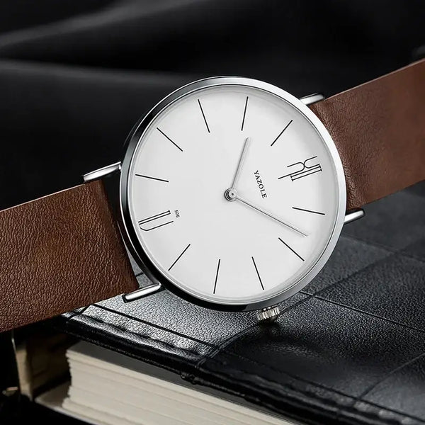 Klasik Saat - Pioniere Gümüş Kasalı Minimalist Saat