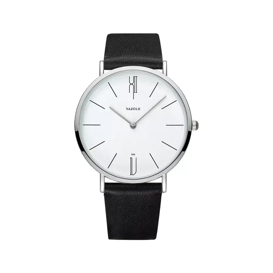 Klasik Saat - Pioniere Gümüş Kasalı Minimalist Saat